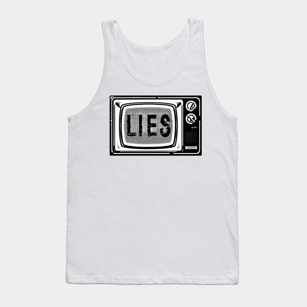 The Media Lies Tank Top by CANJ72